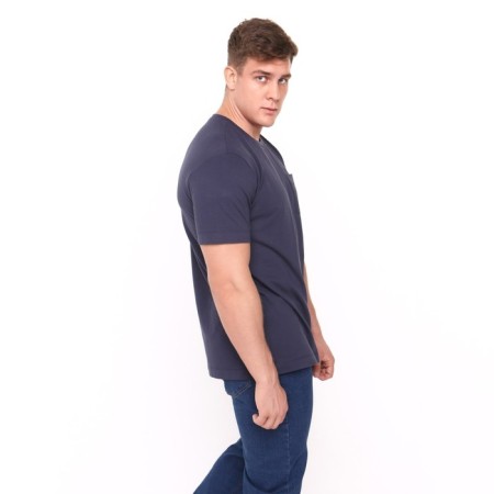 Male T-shirt, dark blue color, size 56-2