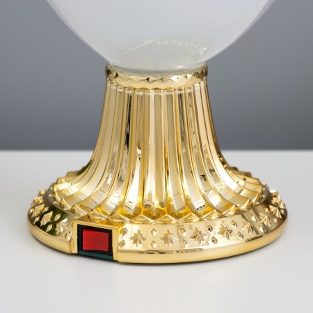 Lava-lamp "Heart" LED 2W from batteries 3haa gold 12.5x10x20.5 cm-9