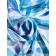 Akvarel curtain, for the bathroom, fabric, 180x180 cm, blue white color