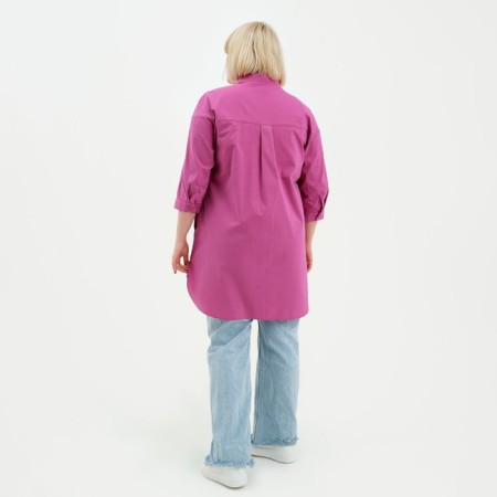 Women's tunic with a shutherin mist plus-size, size 54, pink color-2