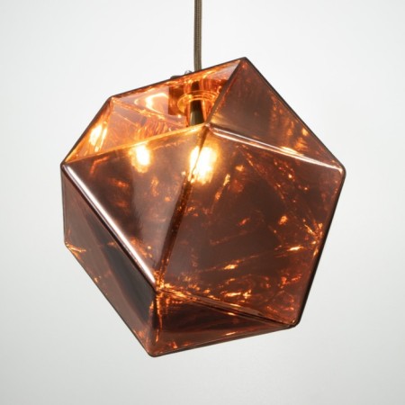 Lamp Bayerlux "Christie" G9 pink gold 20x20x22-122 cm-2