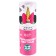Colored pencils in a tube, 12 colors, trihedral, Minnie Mouse and Unicorn