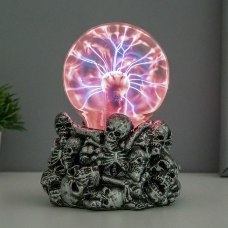 Plasma ball "Hell Fire" gray 13x13x17 cm Risalux-1