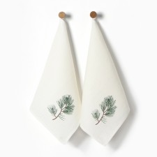 New Year. Set of towels Ethels NEEDLAS 40x70 cm - 2 pcs., 100% linen