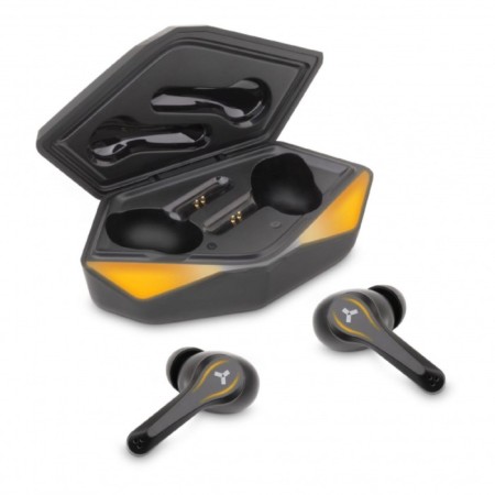 AcCESSTYLE WILD TWS headphones, gaming, vacuum, 50/400mach, 60ms response, backlight, orange-2