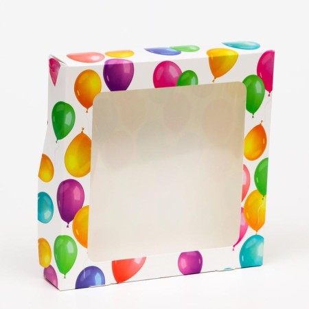 Folding box "Happy Birthday", 20 x 20 x 4 cm-1