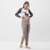 Homemade kit (longshit, trousers), gray color, size 46