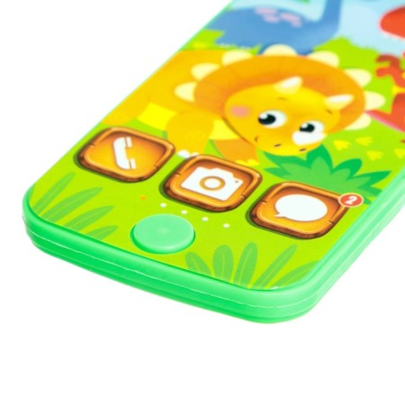 Musical phone "Dinosaurus", sound, green color-2