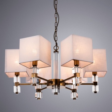 North chandelier, 6x60W E14, Copper color-1