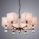 North chandelier, 6x60W E14, Copper color
