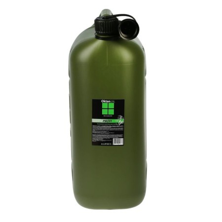 Canist of fuel and lubricants Oktan Profi, 25 l, plastic, reinforced, green-1
