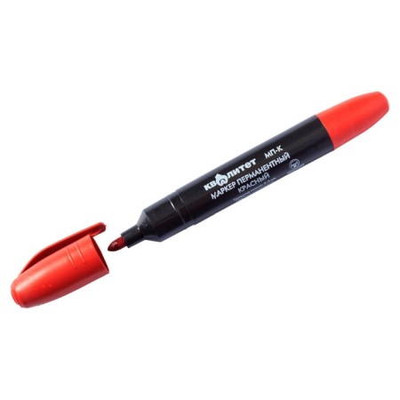 Marker Kalitet MP-K, permanent, felt, red, 2-3 mm-2