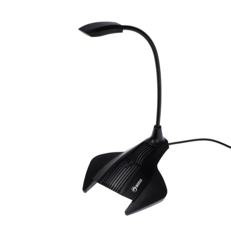 Microphone Marvo Mic-01, on a stand, USB, for streaming, backlight, black-1