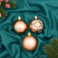 Set of balls plastic D-6 cm, 3 pcs 