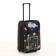Small Small suitcase 20 "with a bag, a lightning department, with an extension, the color is black