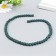 Beads for aromatherapy with the hole "Round. Blue-green" d = 0.6 cm set of 60 pcs +-5