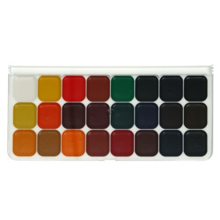 Watercolor "Ray" de luxe, 24 colors, without brush-2