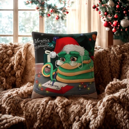 Ethel's pillow "Dream will come true" Ethel 40x40 cm, 100% p/e, velor
