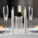 A set of LED candles, white, 2 × 25 × 2 cm, plastic, wax, batteries AAAX2 (not in the kit), glow warm white, 2 pcs.