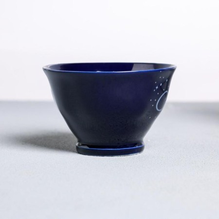 Tea couple ceramic “Happiness in every day”, 250 ml, blue color-3