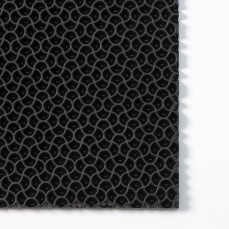 Rapid rug "droplet", 58 × 73 cm, black color