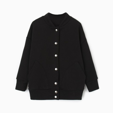 Bomber Children's minku Black color, height 110 cm-4