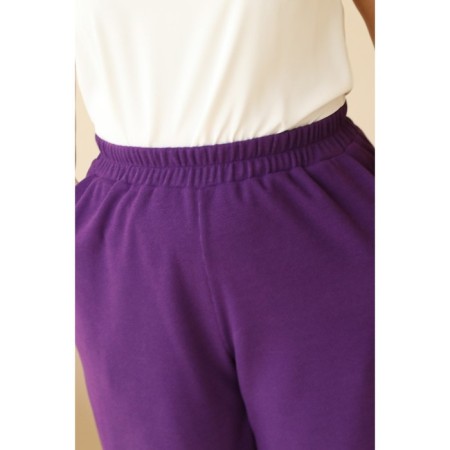 Women's costume: cardigan, trousers, size 50, black color-8