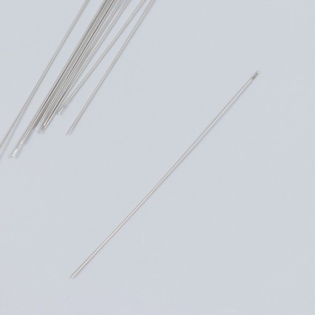 Needles Metal for beads in a glass flask thin set 10 pcg Ø 0.7x120 mm 1.5x1.5x14 cm-2