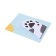 Block for records 45mm x 75mm 30l black - white paw