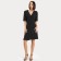 Women's dress, black color, size 48