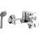 Bath mixer Rush Balearic BA3935-44, single-leaf, short spout, chrome
