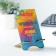 Stand under the phone "Laugh Smile Live", lamination, 14.3x8 cm