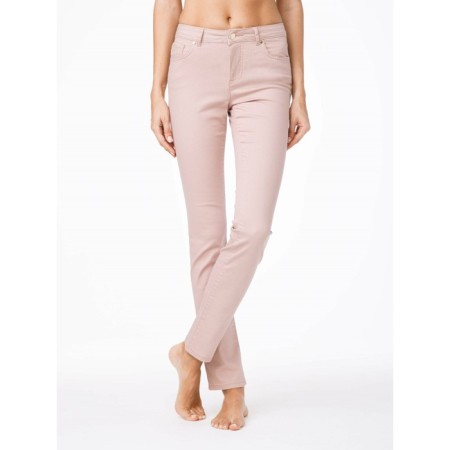 Direct women's jeans with effect “Instant Correction of the abdomen” CONTE ELEGANT, size M, pink color