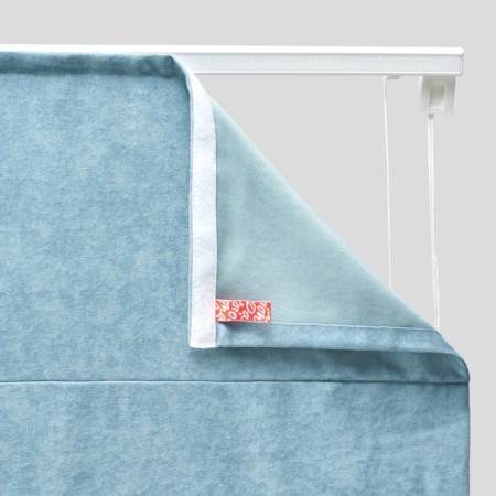 Roman curtain "Billy", size 100x150 cm, blue color-4
