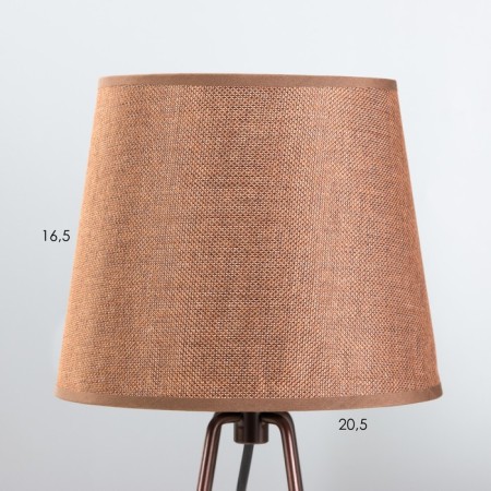 Barre table lamp E27 40W brown 20.5x20.5x38 cm Risalux-2