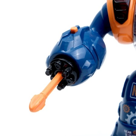 Robot "gear", light, sound, blue-4