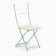 Folding stool "Venice", Titan/Beige