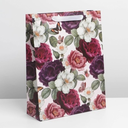 Gift laminated vertical, packaging, “flowers”, l 31 x 40 x 11.5 cm-1