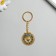 Browler Metal "Eye owls and openwork circle" gold/silver 3.8x3.8 cm