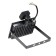 Uniel ULF-F62, 50 W, 6500 K, IP54, sensor, Black