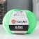 Jeans yarn 55% cotton, 45% acrylic 160m/50g (60 green apple)