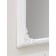Mirror in the frame, 49.5 × 39 cm, white color