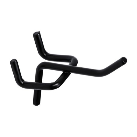 A single hook for a metal perforated panel step 25 mm, d = 3.2 mm, l = 50 mm, black color is black-1