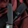 Caucasian knife, cutting "line" with a cover, steel - AUS -8, hilt - elastron, 14 cm