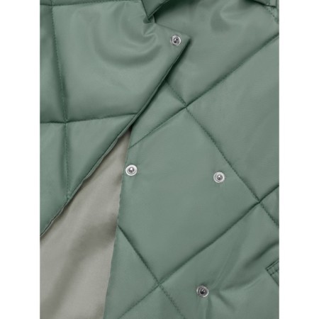 Пальто стёганое для девочек AmaroBaby TRENDY, рост 134-140 см, цвет фисташковый-13