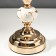 Summary Metal for 1 candle "Marble balls with gold" 41.5x11.5x11.5 cm