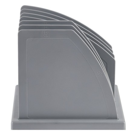 SORRER - stand for magazines and papers, team, 6 departments, gray-5