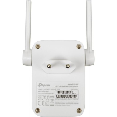 TP-Link Re305 AC1200 10/100Base-TX White Wireless Signal Repeat-5