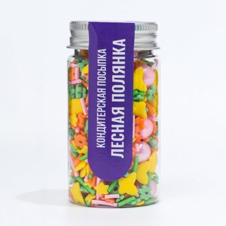 Confectionery Sprinking "Forest Polyanka", 50 g-1