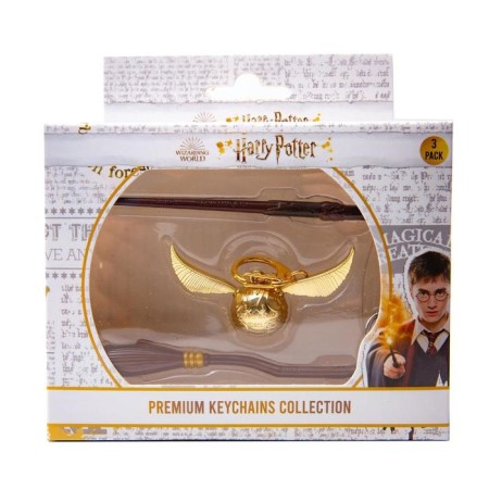 Set of metal key fobs "Harry Potter", 3 objects, mix-1
